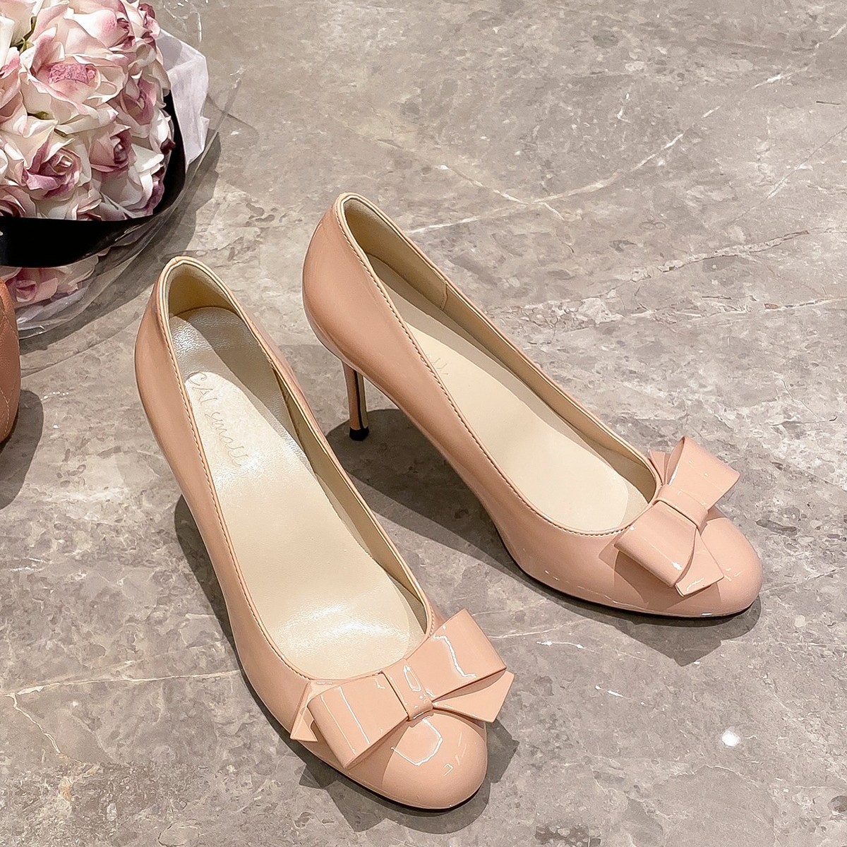 Round toe comfortable high heels 63 01